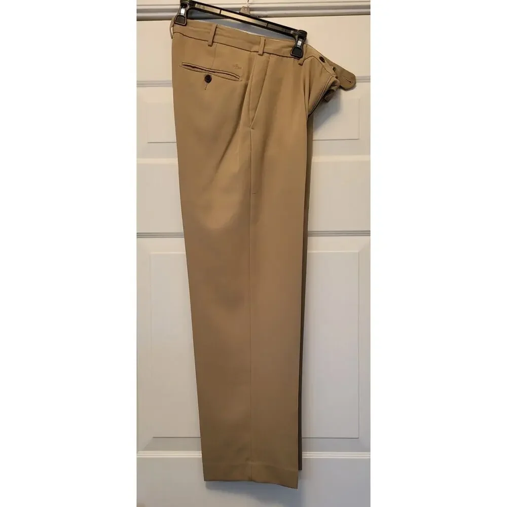 Men's Dockers D3 Classic Fit Flat Front Khaki Casual Pants Size 30 x 30